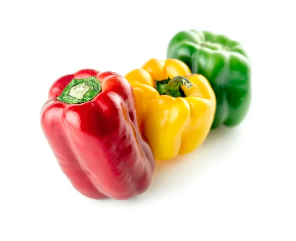 Isolated colorful capsicum — Stock Photo, Image