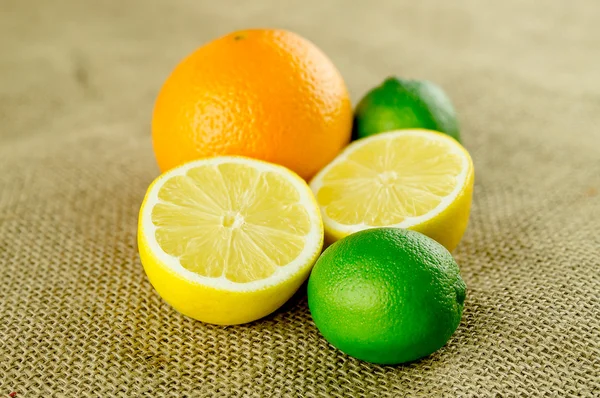 Macro close-up van citrusvruchten — Stockfoto