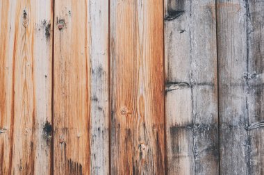 Kopya alanı olan eski püskü ahşap arkaplan