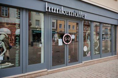 Hunkemoeller 'in önünde, Speyer, Almanya