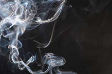 kopyalama alanı olan dumanlı renkli fotoğraf