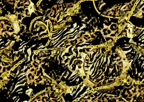 abstract exotic animal skin print