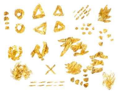 folyo kağıdıyla fırça darbesi