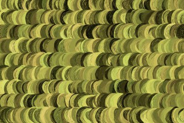 Yağ fırçası ile soyut geometrik desen