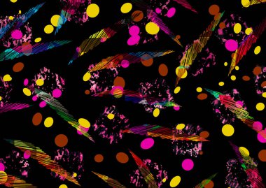 Folyo desenli geometrik desen