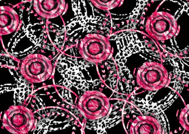 Soyut egzotik leopar deri dokusu