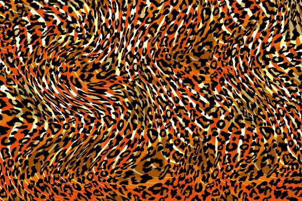 Abstraktní Exotická Textura Kůže Leoparda — Stock fotografie