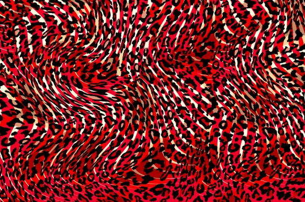 Abstrakte Exotische Leopardenhaut — Stockfoto
