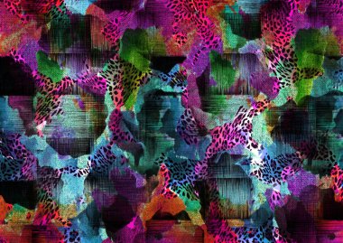 Soyut egzotik leopar deri dokusu