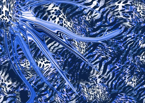 Абстрактный Экзотический Рисунок Кожи Животного Текстурой Ткани — стоковое фото