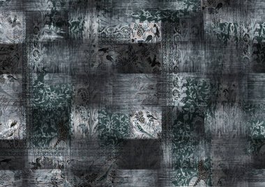 soyut geometrik şekiller kumaş desenleri