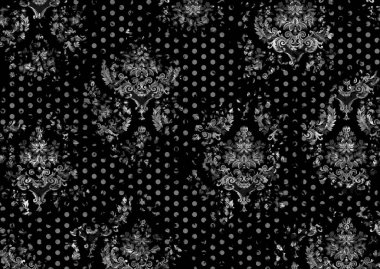 Folyo kağıt desenli soyut geometrik desen