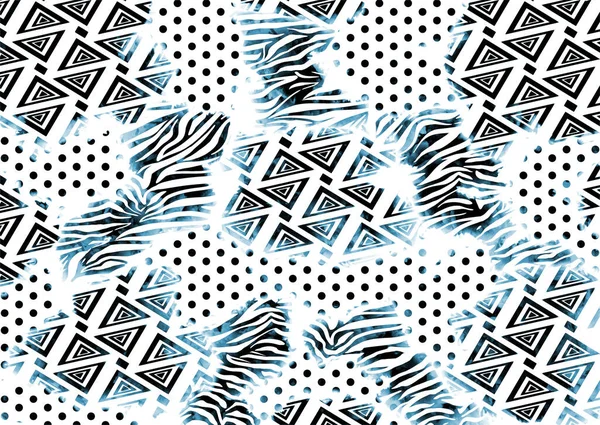 unique abstract geometric shapes pattern