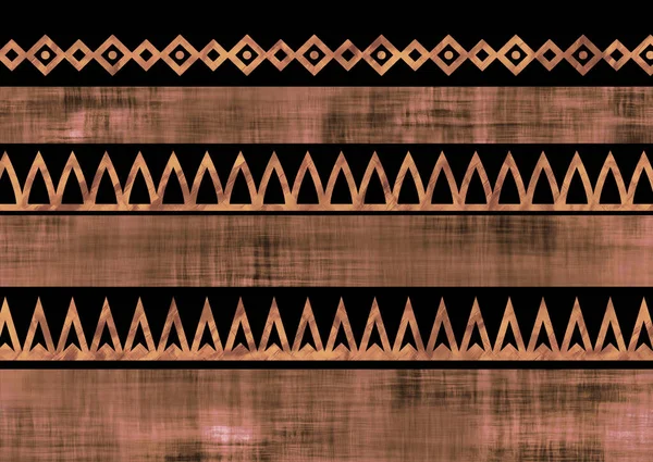 Abstraktes Gemaltes Geometrisches Muster — Stockfoto