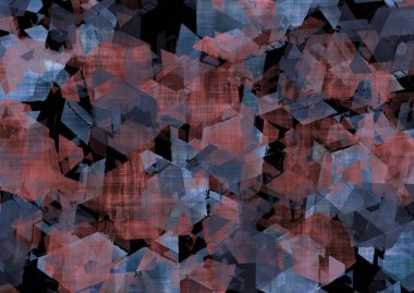 soyut yağ boyalı geometrik desen