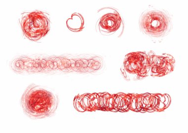 Photoshop için izole fırça darbesi