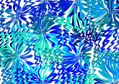 soyut yağ boyalı geometrik desen