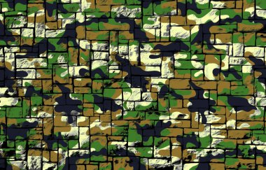 Kumaş desenli geometrik desen