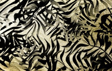 Soyut yağ boyalı çiçek deseni