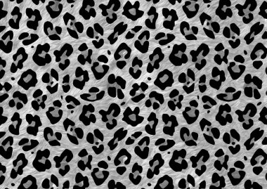 Soyut yağ boyalı hayvan derisi izi