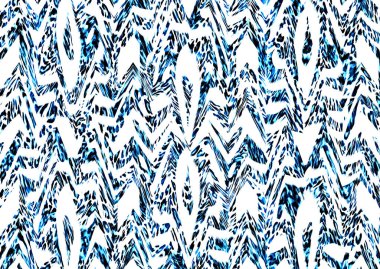 Soyut yağ boyalı hayvan derisi izi