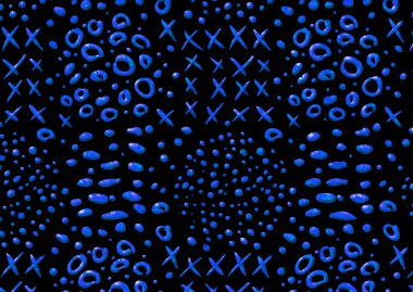 soyut yağ boyalı geometrik desen