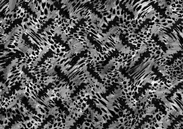 Soyut yağ boyalı hayvan derisi izi