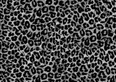 Soyut yağ boyalı hayvan derisi izi