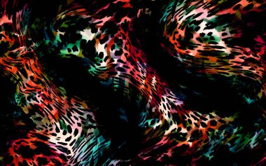 Soyut güzel hayvan derisi deseni