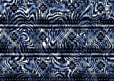 soyut yağ boyalı geometrik desen