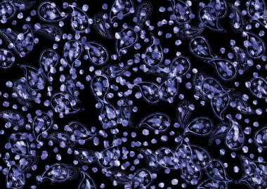 soyut yağ boyalı geometrik desen