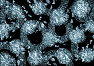 soyut yağ boyalı geometrik desen