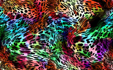 Soyut güzel hayvan derisi deseni