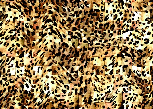 Abstrato Padrão Pele Animal Sem Costura — Fotografia de Stock