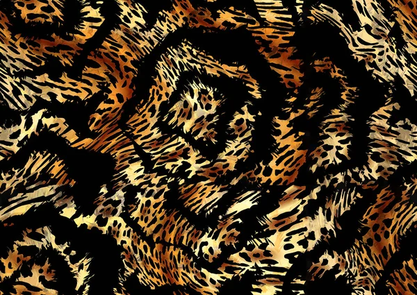 Abstract Seamless Animal Skin Pattern — Stock Photo, Image