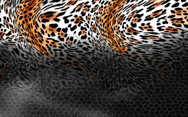 Soyut, kusursuz hayvan derisi deseni