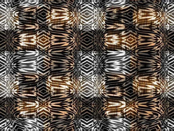 Abstrakt Sömlös Olja Målade Geometriska Mönster — Stockfoto