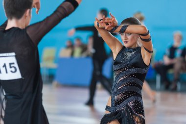 Silich Sergey ve Borovskaya Olga Idsa Şampiyonası Kinezis Star Kupası Gençlik Latin-Amerikan Programı gerçekleştirin 