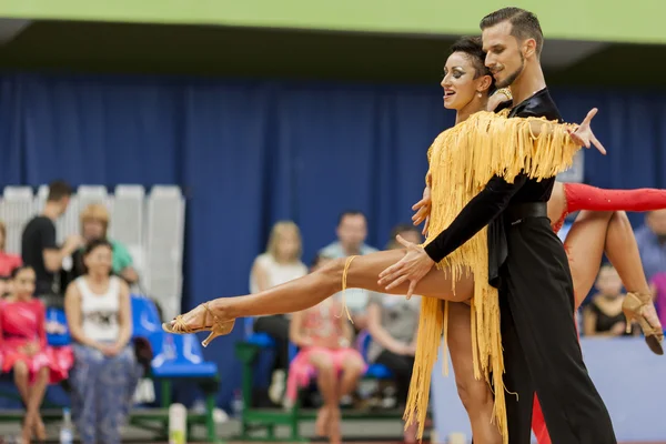 Podkas Sergey and Klepcha Anastasiya Perform Adult Latin-American Program During the National Championship of the Republic of Belarus