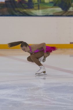 Rusya'dan Valeriya Shevchuk Ulusal Artistik Patinaj Şampiyonası'nda Altın Sınıf Iv Kızlar Serbest Paten Programı gerçekleştirir