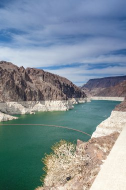 Hoover Barajı, Lake Mead, Nevada-Arizona Birleşik sınır, ABD
