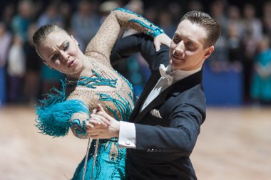 Minsk, Beyaz Rusya-Şubat 15, 2015: Chernenko Timofiy ve Chernenk