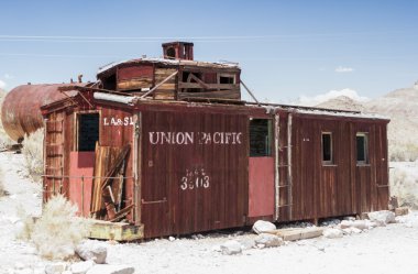 Rhyolite - Amerika Birleşik Devletleri, Temmuz, 9: Terk edilmiş hayalet eski demiryolu 