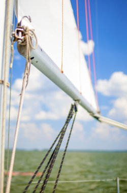Sea Concepts: Mast of the Yacht On Sea