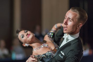 Minsk, Belarus,September 26, 2015: Kaliuzhnyy Vitaly and Kaletni