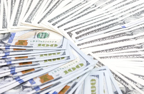 Plenty of Dollars Banknotes Arranged Bulk
