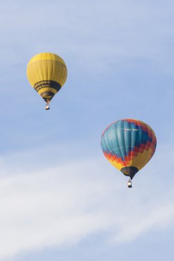 Minsk-Belarus, July 19, 2015: Air-Balloons Participating in International Aerostatics Cup Called 70 Years of Peaceful Sky Held in Minsk on July 19, 2015 in Minsk