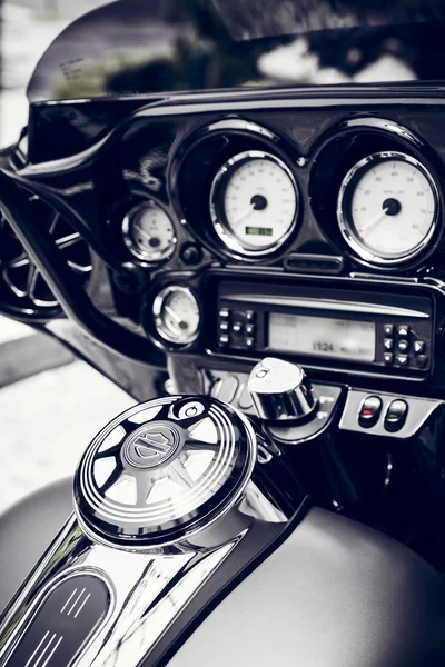 Detalle de una motocicleta — Foto de Stock