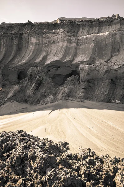 Capa terrestre de mina de carbón — Foto de Stock