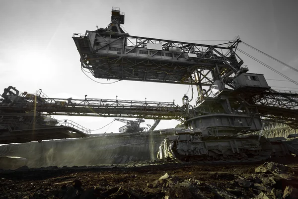 Un'enorme macchina mineraria — Foto Stock